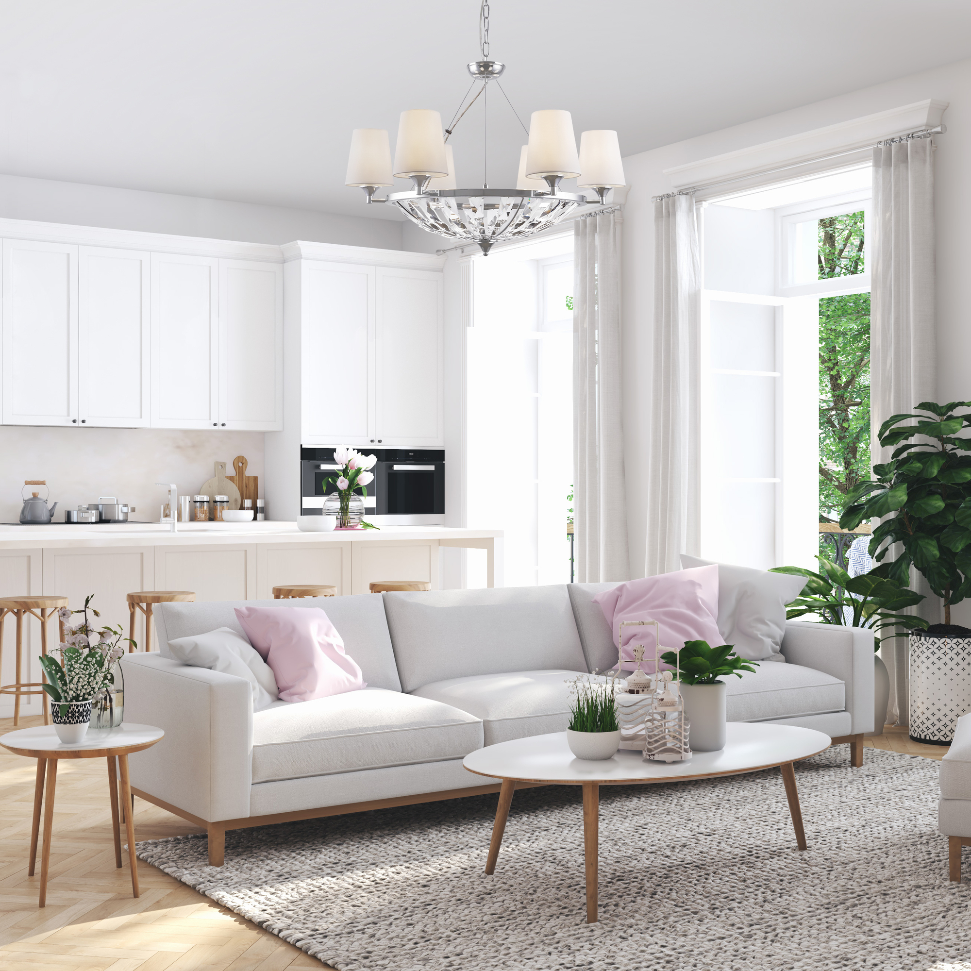 картинка Подвесной светильник Maytoni Pantheon H021PL-06CH от магазина pro-decor.kz