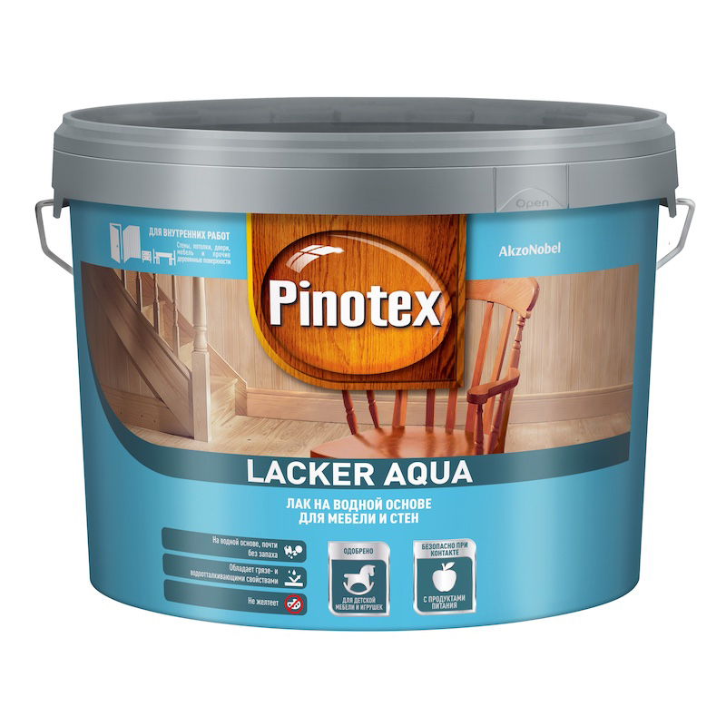 Лак PX LACKER AQUA 70 глянцевый 9л, 