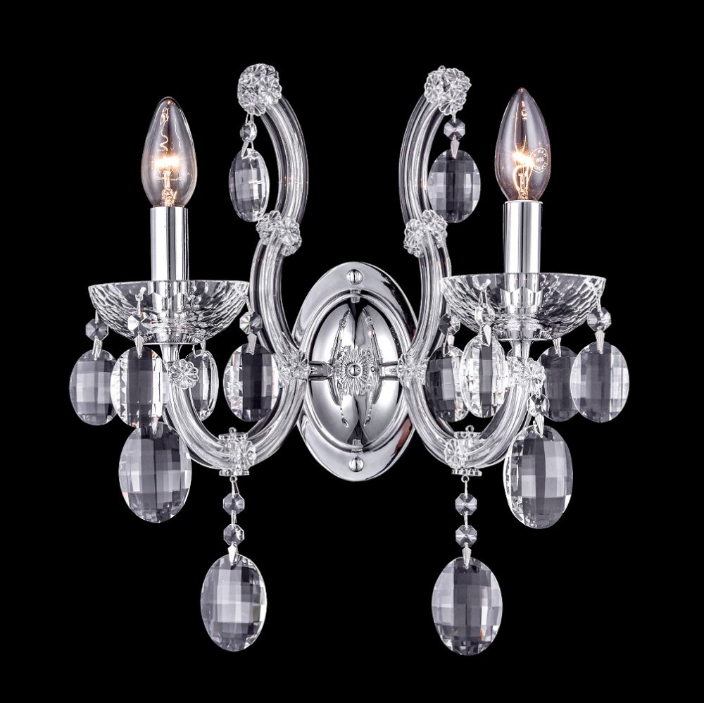 картинка Бра Crystal Lux HOLLYWOOD AP2 CHROME Crystal Lux 2010/402 от магазина pro-decor.kz