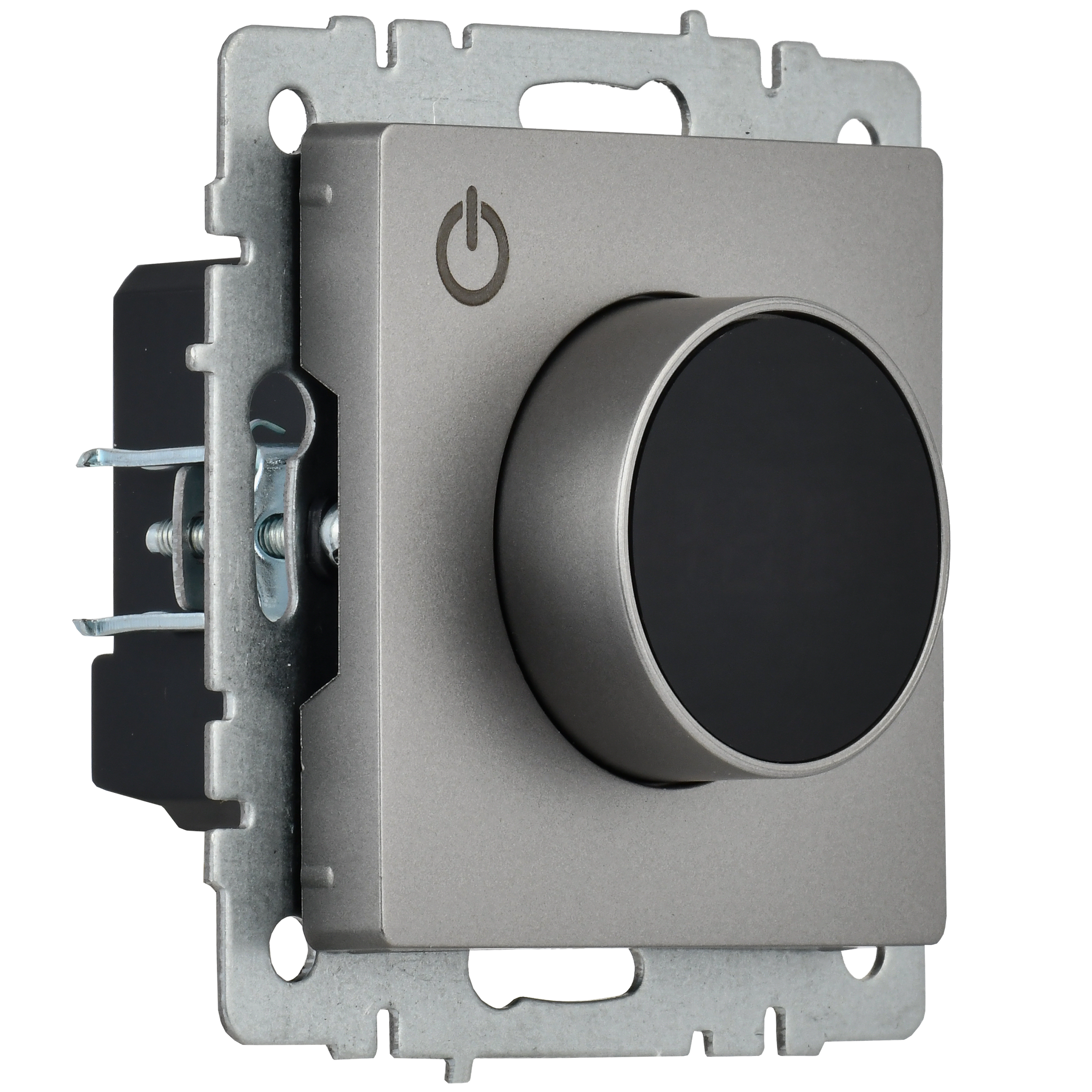 картинка BRITE Термостат электронный с инд. ТС10-1-БрС сталь IEK от магазина pro-decor.kz