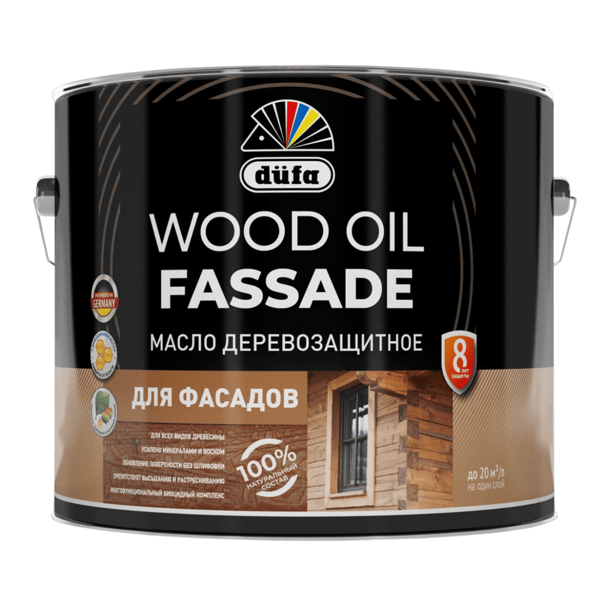 Dufa Масло Wood OIL Fassade бесцветный  9л
