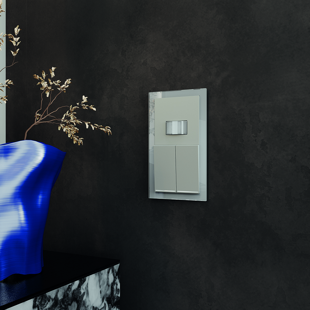 картинка Датчик движения встраиваемый VOLTUM S70, (сталь) VLS070505 от магазина pro-decor.kz