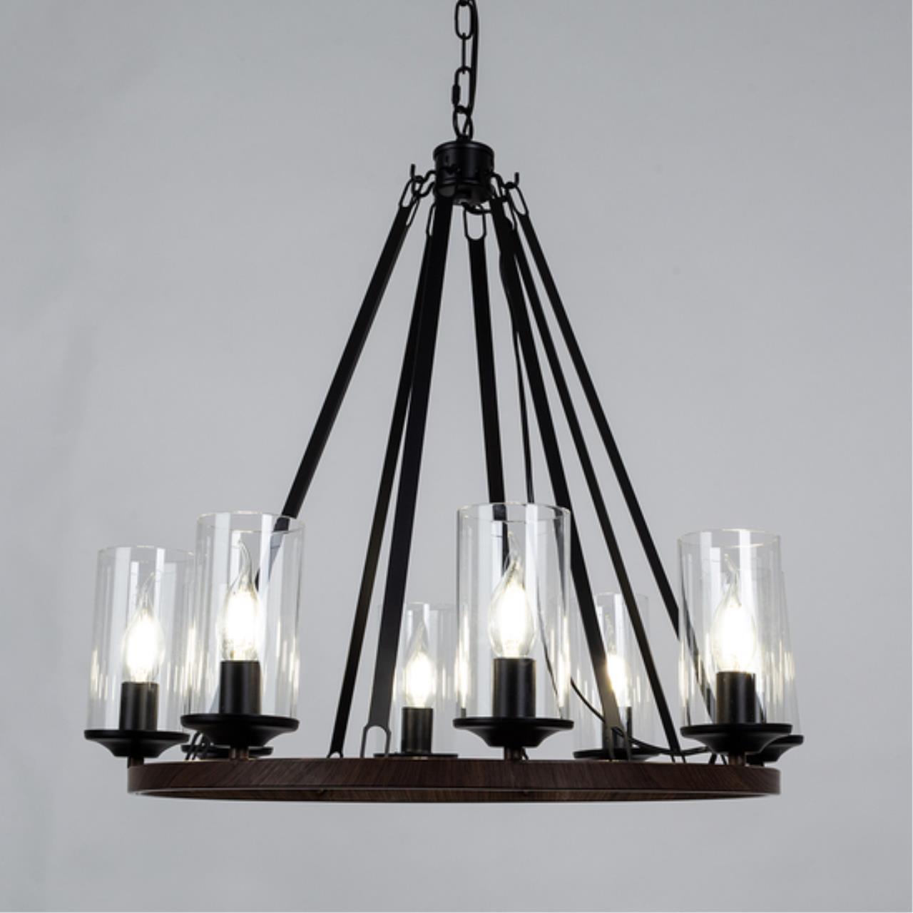картинка Подвесной светильник Arte Lamp DALIM A7014SP-8BK от магазина pro-decor.kz