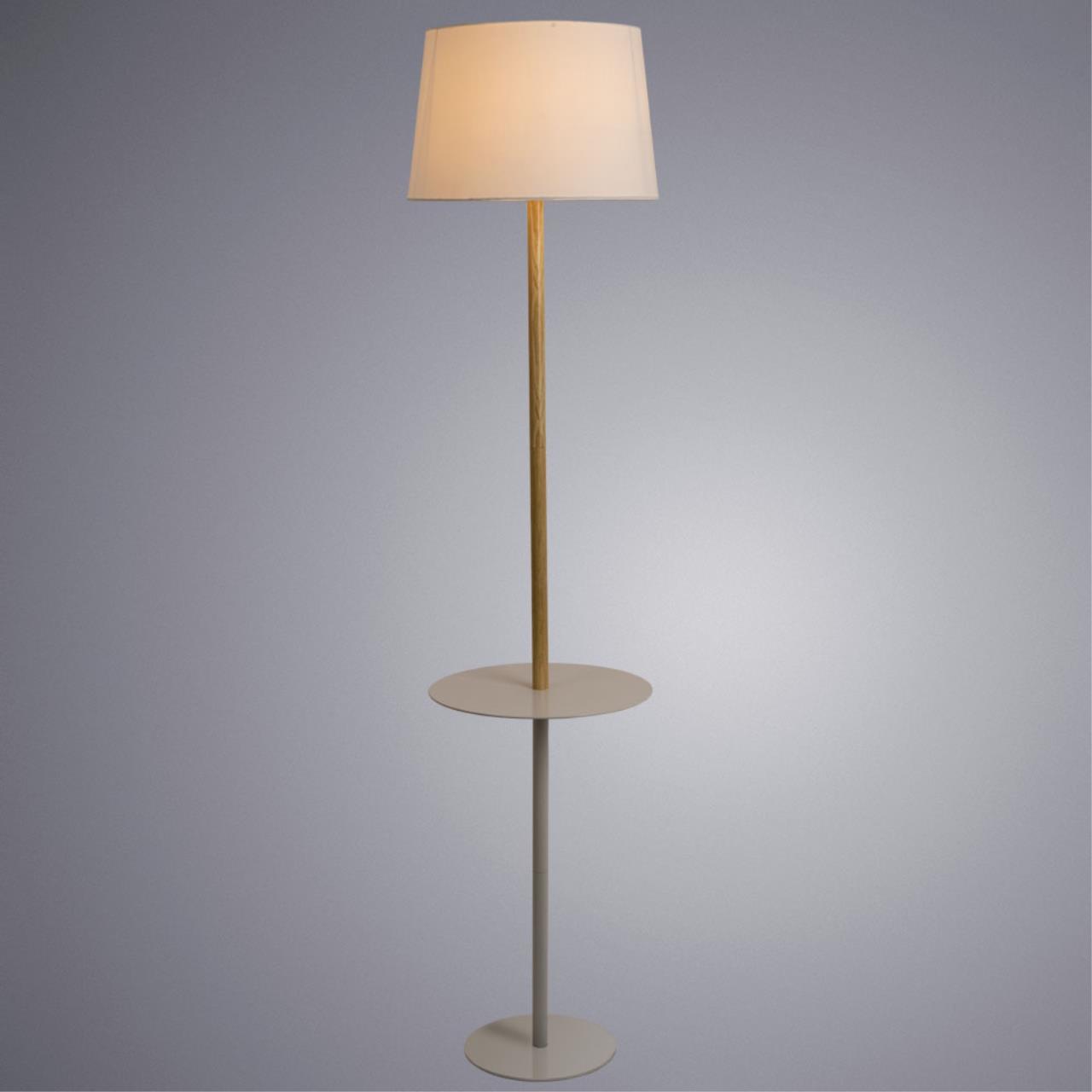 картинка Торшер Arte Lamp Connor A2102PN-1WH от магазина pro-decor.kz