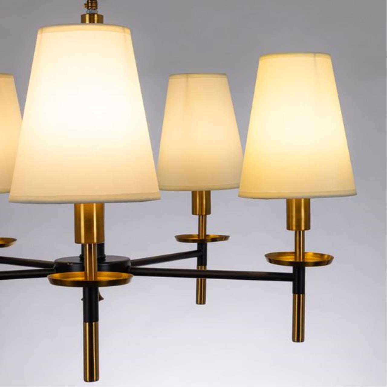 картинка Подвесная люстра Arte Lamp RICCARDO A4075LM-5BK от магазина pro-decor.kz