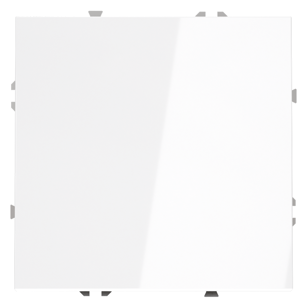 картинка Выключатель встраиваемый VOLTUM S70 одноклавишный 10А, (белый глянцевый) VLS010101 от магазина pro-decor.kz