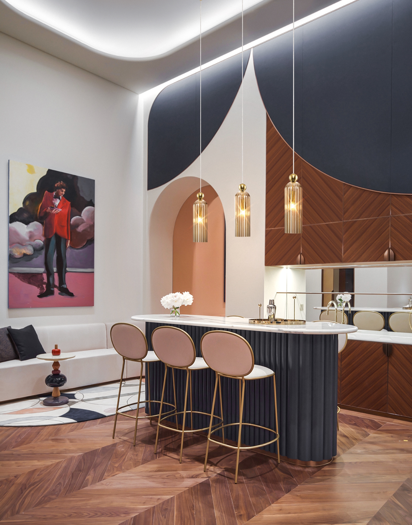 картинка Подвесной светильник Maytoni MOD302PL-01CG от магазина pro-decor.kz