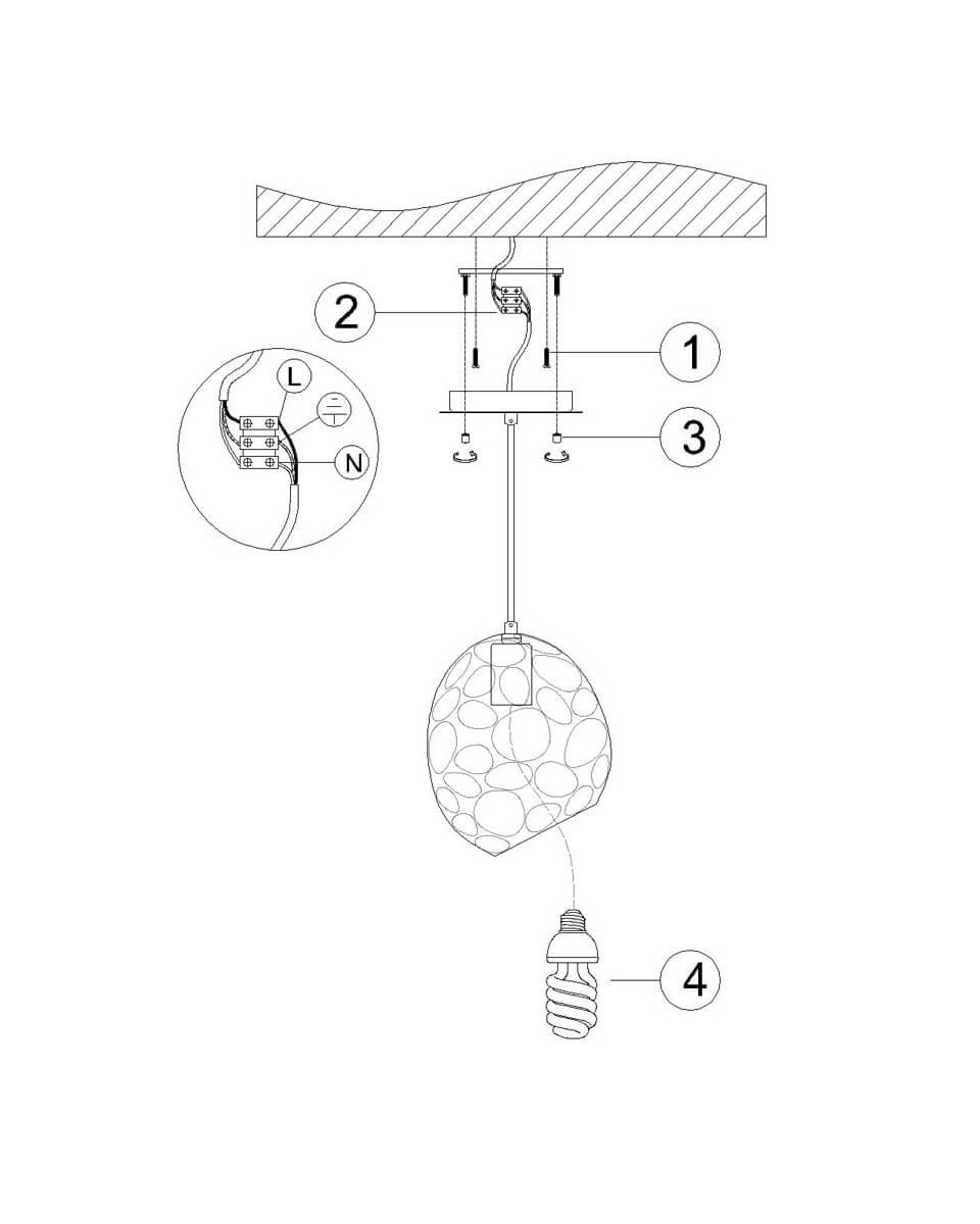 картинка Подвесной светильник Favourite Gittus 2011-1P от магазина pro-decor.kz