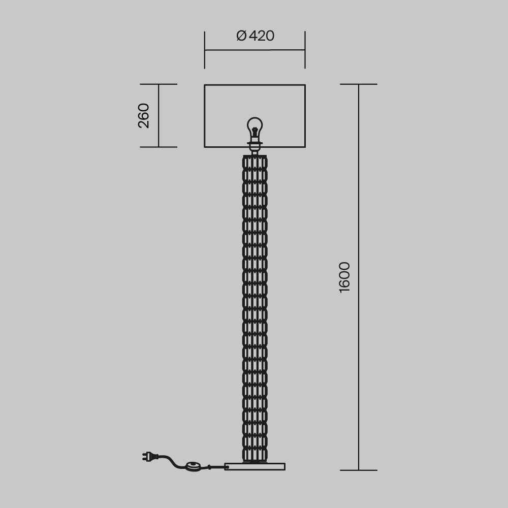 картинка Торшер Maytoni Talento DIA008FL-01CH от магазина pro-decor.kz