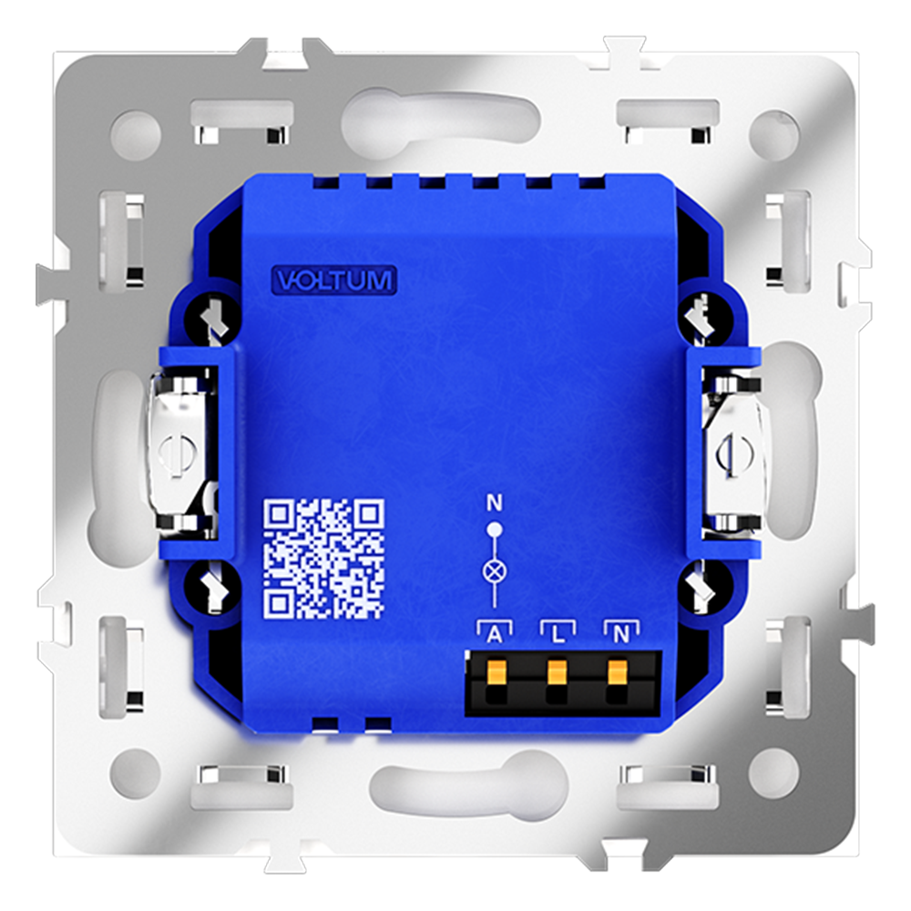 картинка Датчик движения встраиваемый VOLTUM S70, (белый матовый) VLS070502 от магазина pro-decor.kz