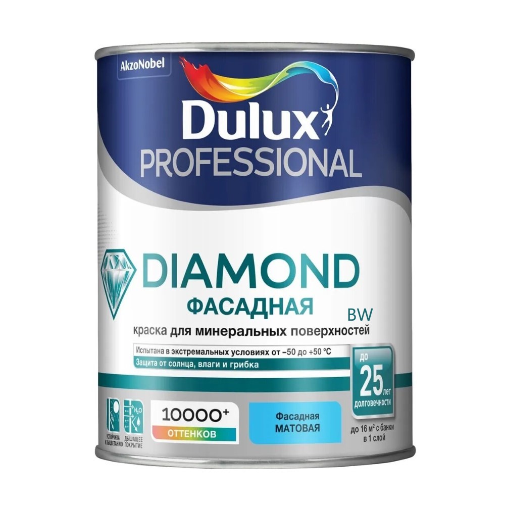 Купить Краска Dulux TRADE Фасадная гладкая bs BW 1 Краска Dulux TRADE Фасадная гладкая bs BW 1