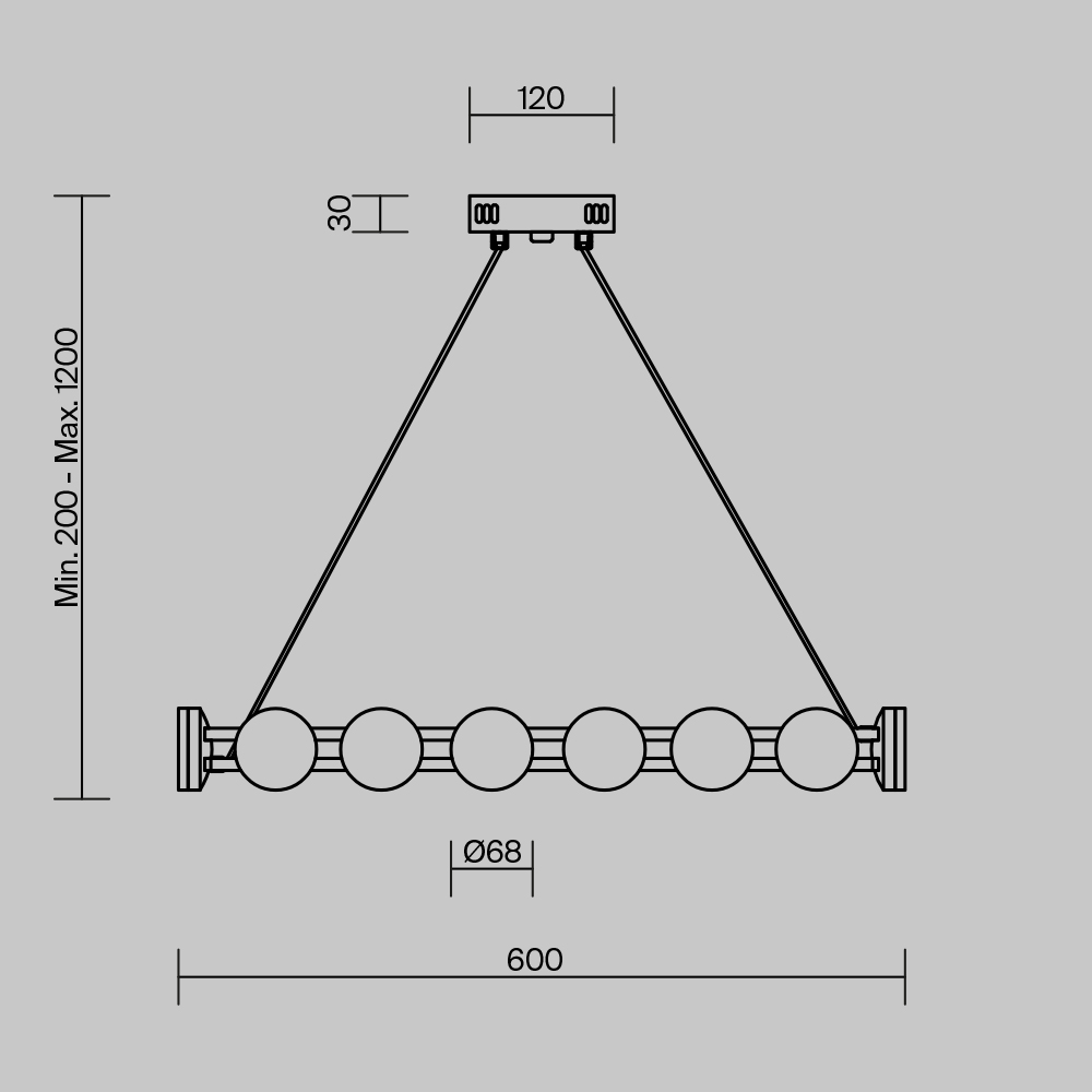 картинка Подвесной светильник Freya FR6180PL-L32B от магазина pro-decor.kz