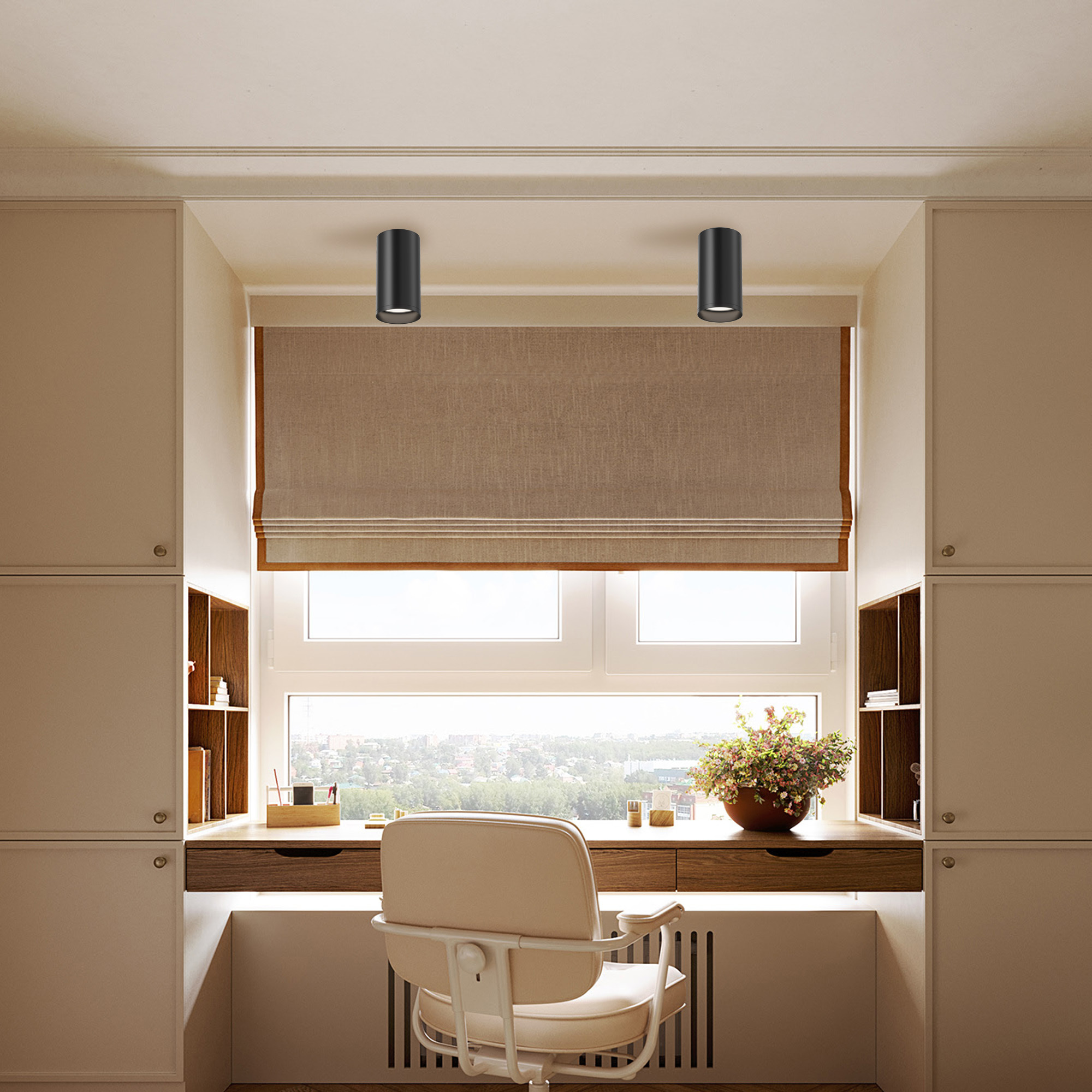 картинка Потолочный светильник Maytoni Focus S C052CL-01B от магазина pro-decor.kz