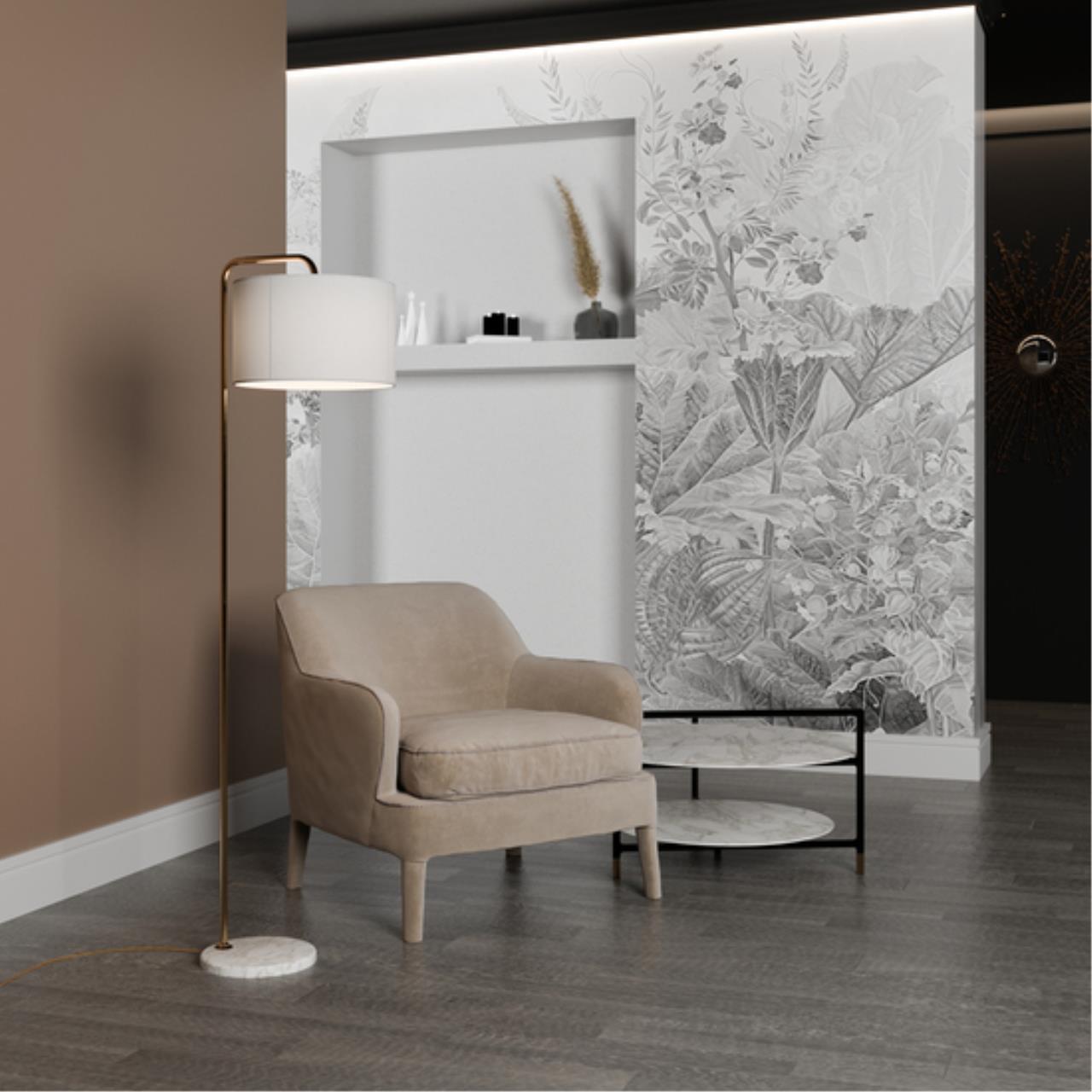 картинка Торшер Arte Lamp Rupert A5024PN-1PB от магазина pro-decor.kz