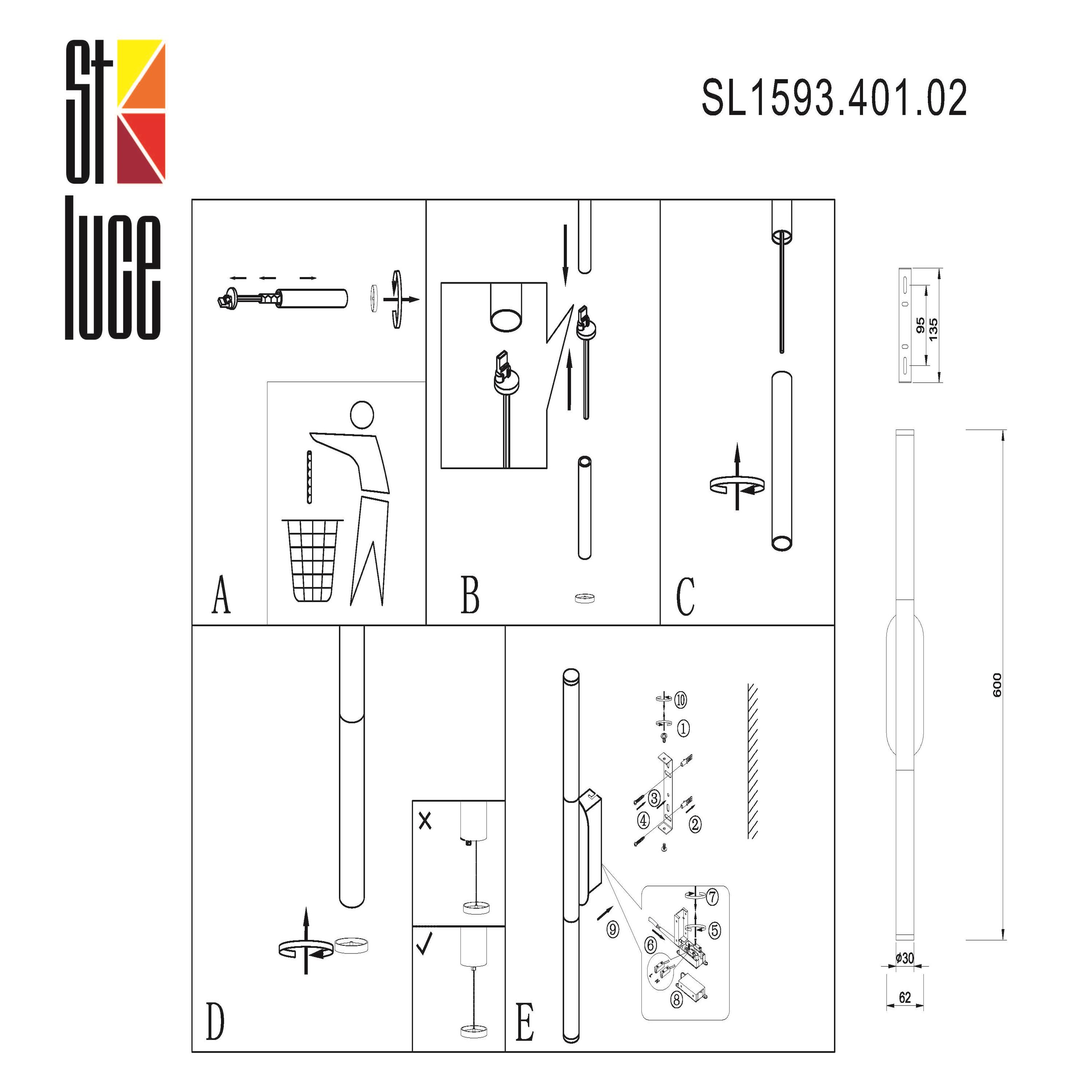 картинка Подсветка для зеркал ST Luce Gularri SL1593.401.02 магазин pro-decor.kz являющийся официальным дистрибьютором в Казахстане картинка Подсветка для зеркал ST Luce Gularri SL1593.401.02 от магазина pro-decor.kz