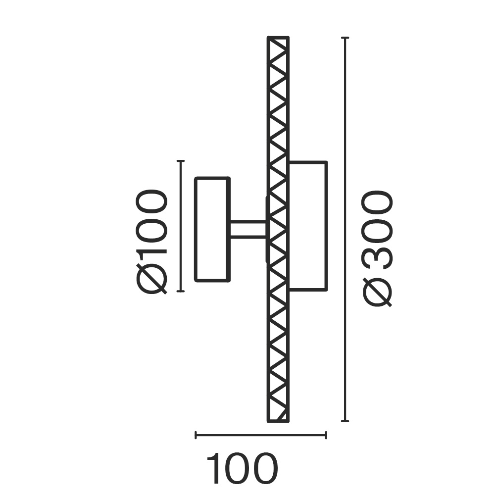 картинка Настенный светильник (бра) FR5634WL-L6DB Rotonda от магазина pro-decor.kz