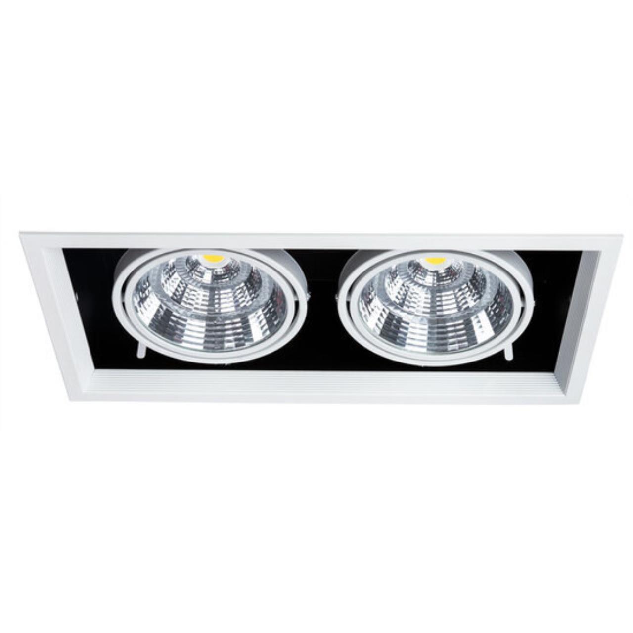 картинка Встраиваемый светодиодный светильник Arte Lamp Merga A8450PL-2WH магазин pro-decor.kz являющийся официальным дистрибьютором в Казахстане картинка Встраиваемый светодиодный светильник Arte Lamp Merga A8450PL-2WH от магазина pro-decor.kz