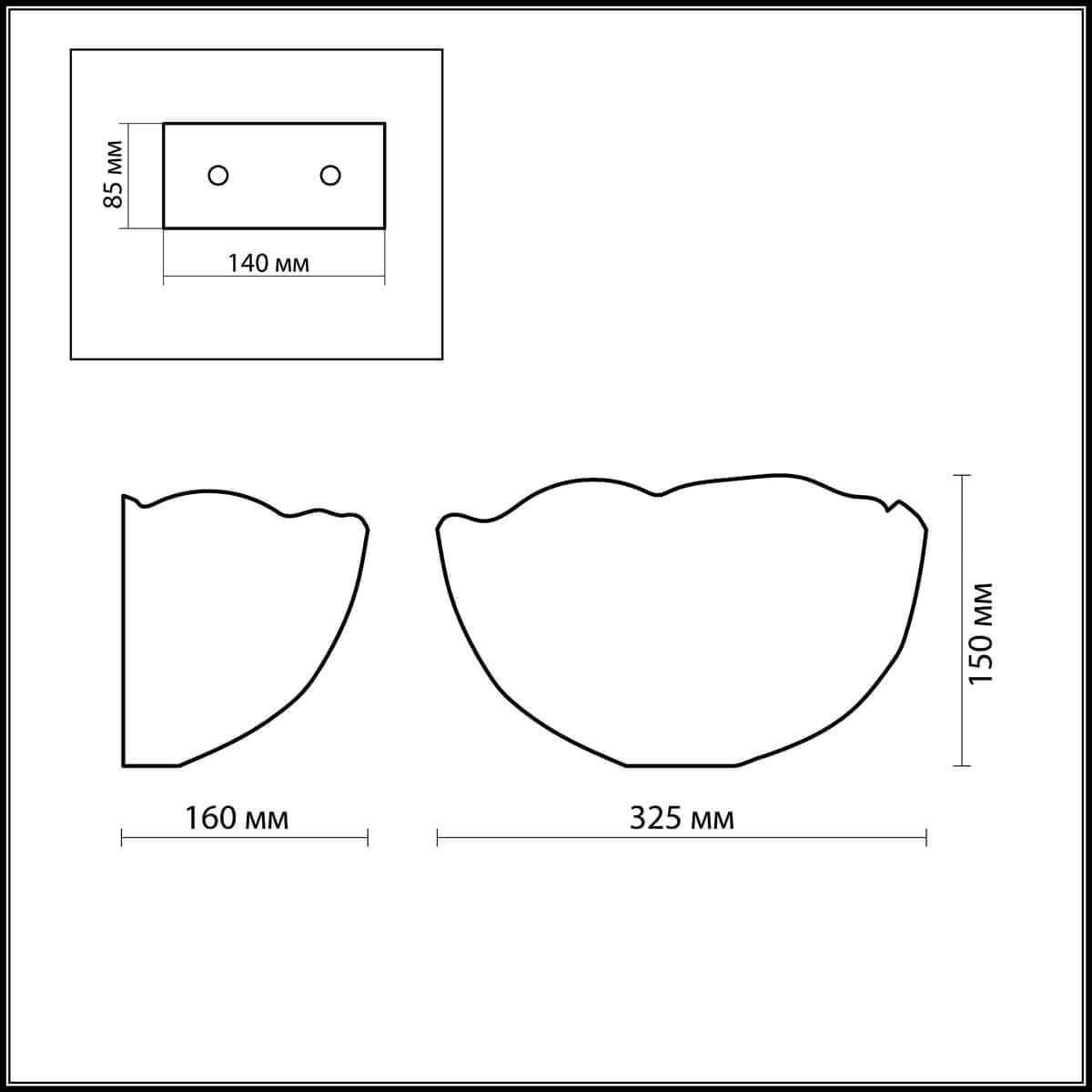 картинка Настенный светильник Odeon Light Garden 2525/1W от магазина pro-decor.kz