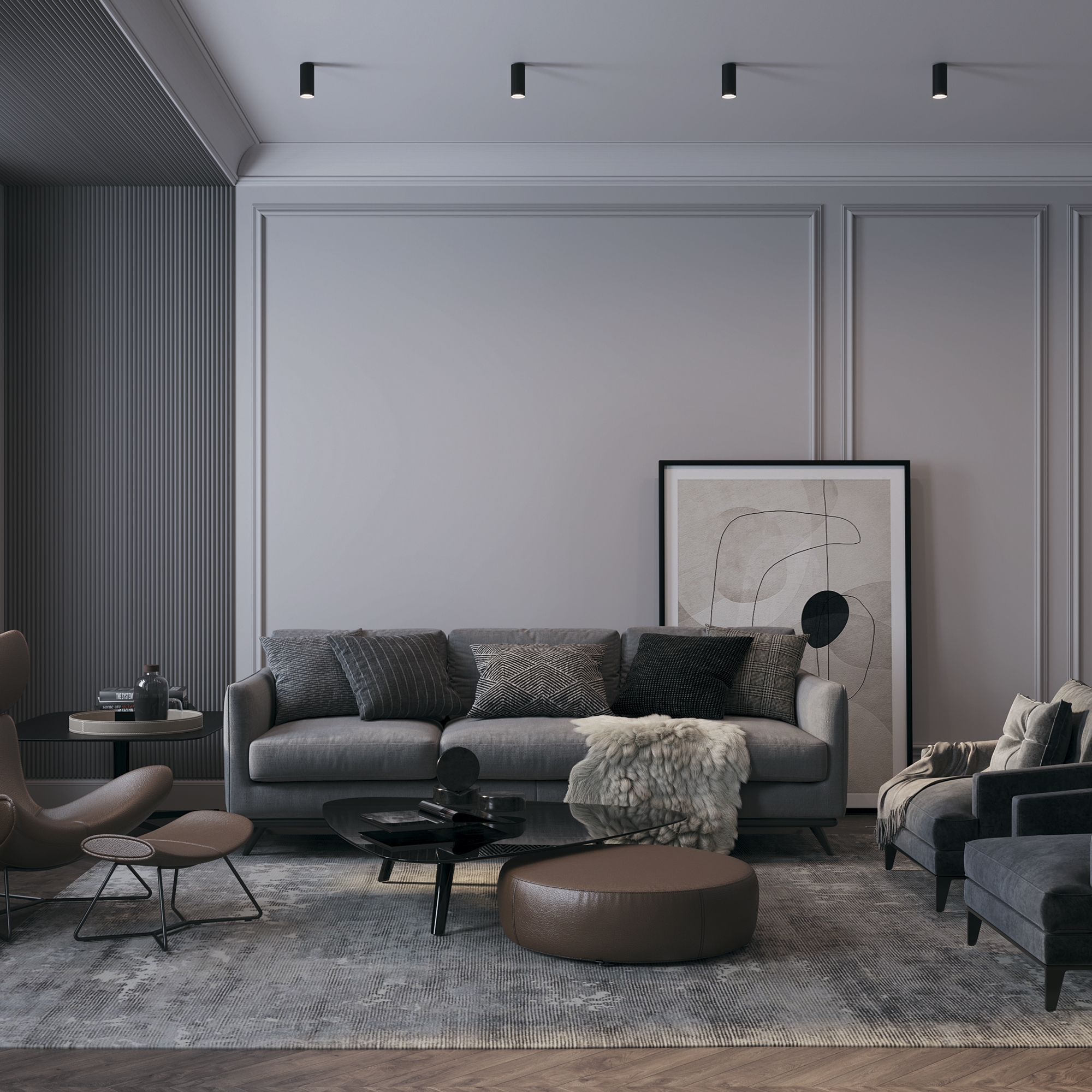 картинка Потолочный светильник Maytoni Focus S C052CL-01B от магазина pro-decor.kz