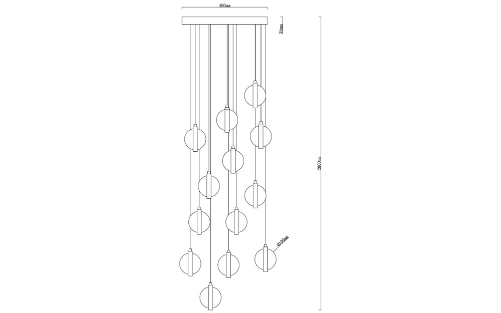 картинка Люстра Arte Lamp FABERGE A2451SP-75PB от магазина pro-decor.kz