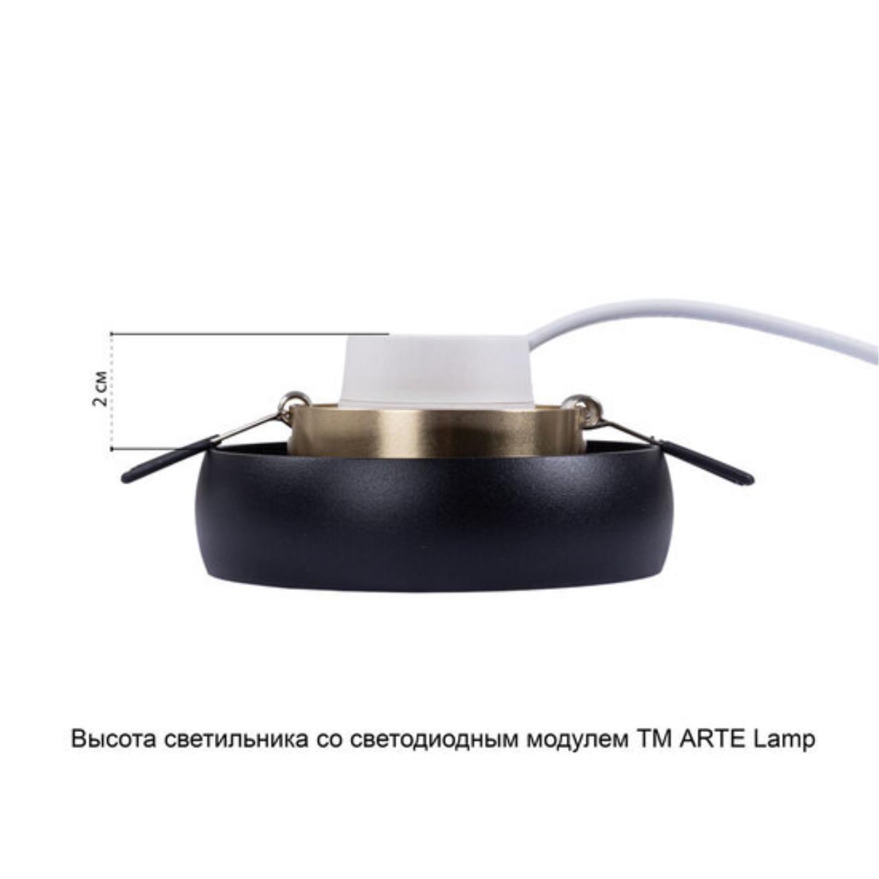 картинка Потолочный светильник Arte Lamp HEZE A6666PL-1BK от магазина pro-decor.kz