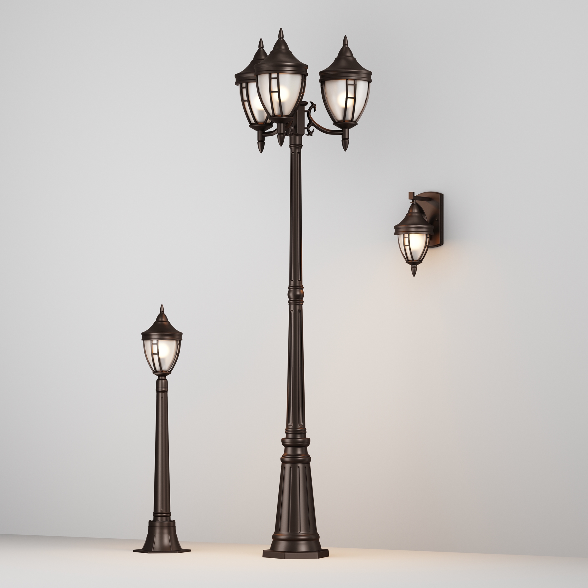 картинка Уличный светильник Maytoni Novara O026FL-01B от магазина pro-decor.kz