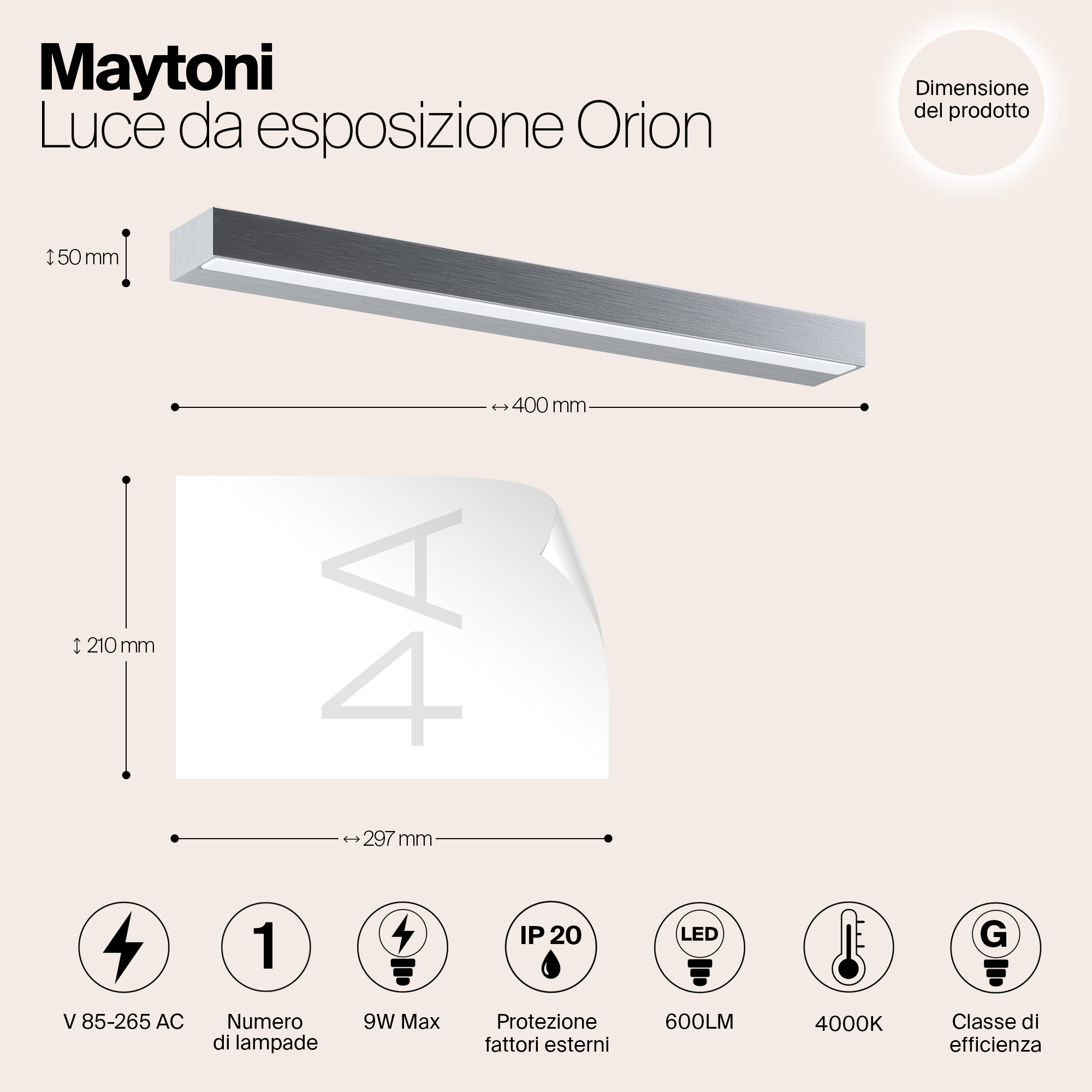 картинка Подсветка для зеркал Maytoni MIR011WL-L9S4K от магазина pro-decor.kz