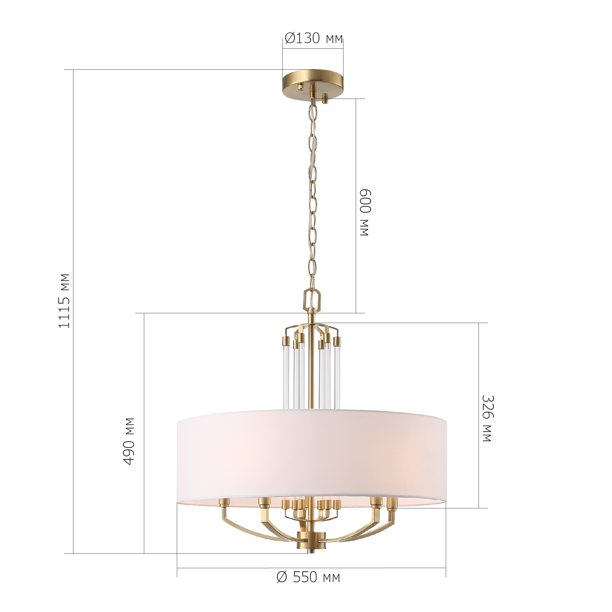 картинка SL1403.303.05 Люстра подвесная ST-Luce ОПАЛ от магазина pro-decor.kz