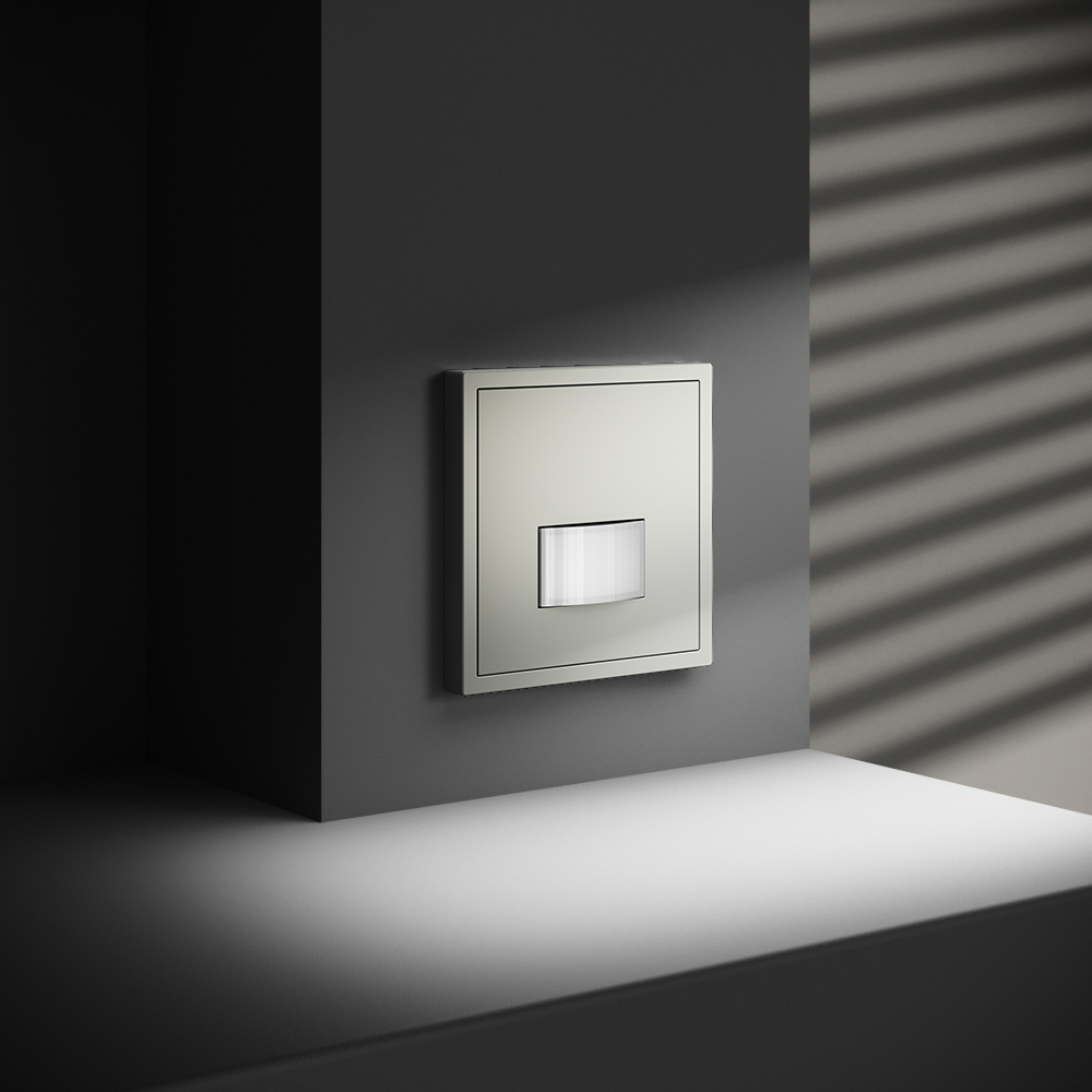 картинка Датчик движения встраиваемый VOLTUM S70, (сталь) VLS070505 от магазина pro-decor.kz